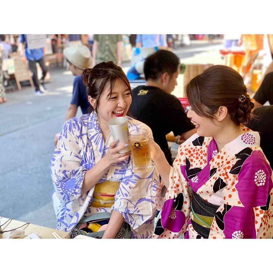 中田奈沙さんのインスタグラム写真 - (中田奈沙Instagram)「ASAKUSA hooping👘🍺① 夏らしい事ができてなかったので、浴衣を着て浅草へ。 昼間から浅草で4軒、移動して4軒w めちゃくちゃ楽しかった😂❤️ .  #asakusa #tokyo #hopping #barhopping #me #friends #bff #bestie #yukata #weekend #asakusahopping #latesummer #summer #earlyautumn #hoppystreet  #浅草 #はしご酒 #浅草はしご酒  #週末 #仲良し #浴衣 #夏 #残暑 #初秋 #中田奈沙 #ホッピー通り #ホッピー #レモンサワー #レサワ」9月7日 9時47分 - nasa_nakada