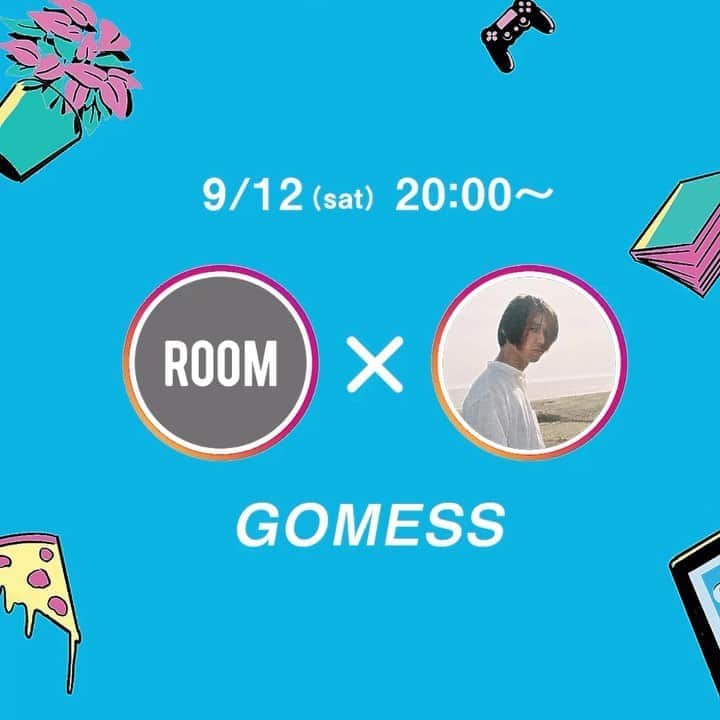 room onziemeのインスタグラム：「•﻿ 📸👥📸﻿ ﻿ - STAYROOM -﻿ ﻿ ROOMが提供するアーティストと﻿ リスナーをつなぐ新たなカタチ﻿ ﻿ ROOMとアーティストによる﻿ Instagram コラボLIVE配信﻿ ﻿ 普段見れないアーティストの﻿ 裏側や素顔を深掘りして新たな発見を！﻿ ﻿ --------------------------------------------﻿ ﻿ 9/12 (Sat) 20:00〜﻿ ﻿ vol.30 /﻿ GOMESS﻿ 【@gomessjapan】﻿ ﻿ 1994年9月4日生まれ 、静岡県出身。﻿ 第2回高校生ラップ選手権準優勝を機に﻿ "自閉症と共に生きるラッパー"として﻿ 注目を集め、自身の生き様を歌った楽曲﻿ 「人間失格」、「LIFE」は見る者に衝撃を与えた。﻿  以降、NHK Eテレの番組﻿ 「ハートネットTV:ブレイクスルー File.21」で 特集を組まれるなど、﻿独特の思想やライフスタイルが 様々なメディアで取り上げられていく。﻿ また、中原中也の詩「盲目の秋」を﻿ 朗読カバーした楽曲は中原中也記念館に展示されたりと﻿ ポエトリーリーディングでも才能を発揮する。﻿  2015年、民謡を唄う朝倉さやとのコラボ楽曲﻿ 「River Boat Song」を収録したアルバム﻿ 「River Boat Song -FutureTrax-」が 第57回日本レコード大賞企画賞を受賞。﻿ 同年よりSEKAI NO OWARI主催の﻿ ライヴイベントに4年連続で出演、﻿ 2018年はAqua Timezの楽曲「えにし」に客演参加、﻿ そして2020年には﻿ 山中拓也(THE ORAL CIGARETTES)らと共に﻿ プロジェクトバンド・ YGNT special collectiveに参加するなど、﻿ 多種多様な表現者との共演をこなしながら﻿ 唯一無二の存在として生きた言葉を吐き続けている。﻿ ﻿ ﻿ MC /﻿ Teteyan 【 @teteyan 】﻿ ﻿ ROOMが展開する番組「hu-do」のメインパーソナリティを務め、「ZIPANGU ONIGIRI」のクリエイター。﻿ ﻿ 大手アパレルで10年勤め上げ、突如飲食業内にコンバートした彼は、made in Japanを愛し、お笑いを愛し、人に愛される大男。﻿ ﻿ 夢で神のお告げを受け、おにぎり作りをスタートさせ冒頭記載の「ZIPANGU ONIGIRI」をブランド化する事に成功。﻿ ﻿ さらにアーティストやクリエイターが夜な夜な足繁く通う大阪の卓球バー「THE BAR」の店主も務め、気さくでみんなから愛されるキャラクターを目当てに足を運ぶファンも少なくない。﻿ ﻿ --------------------------------------------﻿ #room_jp #stayroom #gomess」