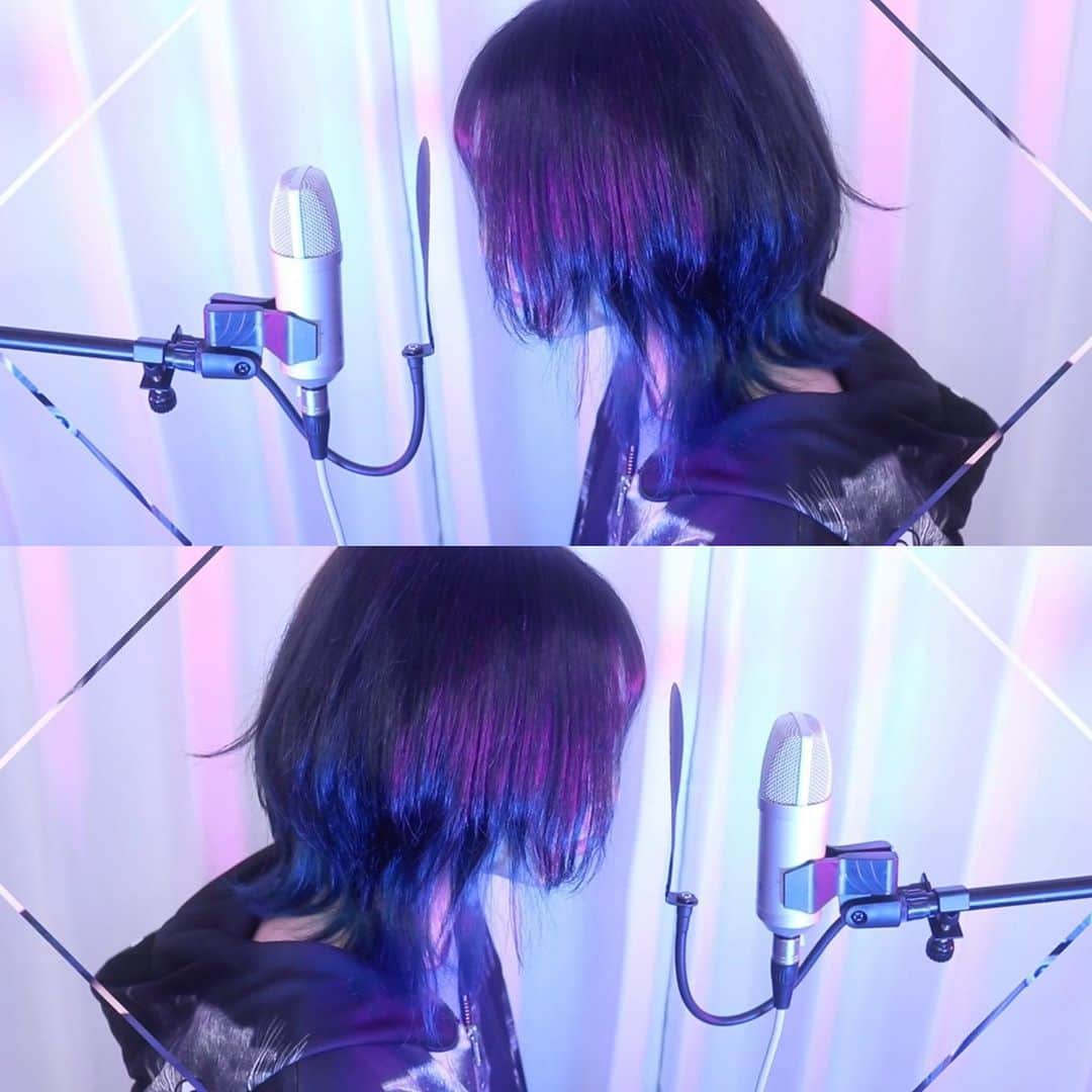 ねおきまこのインスタグラム：「ミカヅキ歌いました🌙 Youtube見てね  #mv #youtube #ミカヅキ #酸欠少女さユり #歌 #歌動画」