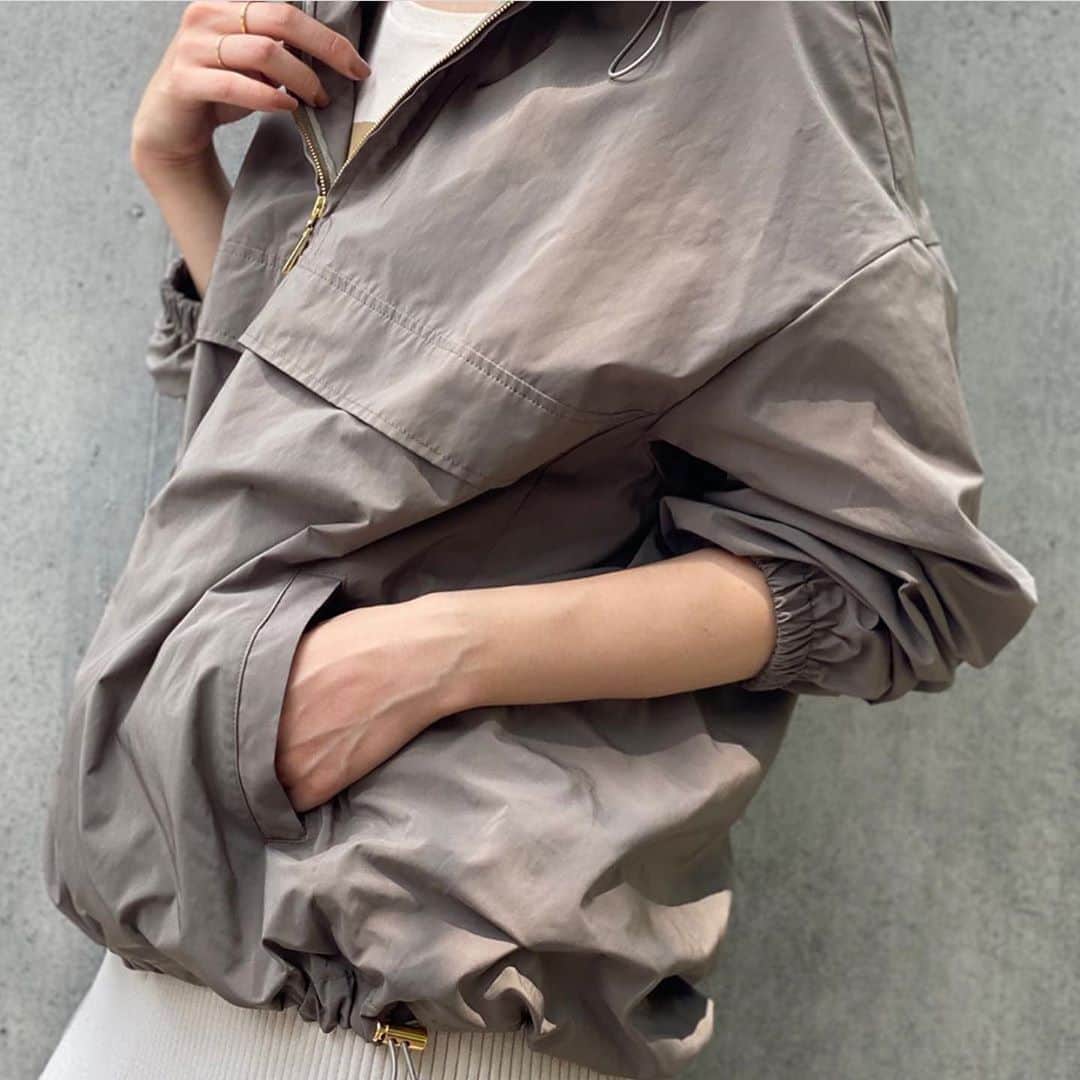 Noble オーガンジーアノラックブルゾン elc.or.jp