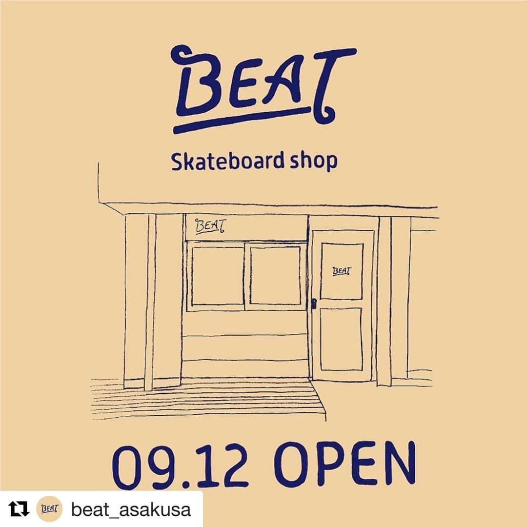 COLOR COMMUNICATIONSさんのインスタグラム写真 - (COLOR COMMUNICATIONSInstagram)「Hiroki’s new skate shop will be open very sooooonnnnn‼️  #Repost @beat_asakusa  ・・・ 9月12日に、浅草にスケートショップをオープンします！ お店の一部は、絵を描いたり、クリエイティブな活動の場として使っていきたいと思っています。  このご時世ということもあり、オープニングパーティーなどは行わない予定です。 よきタイミングで、みなさまに来ていただけると嬉しいです。 お待ちしております！  東京都 台東区 西浅草 3-27-10 ユニハイツ西浅草 101 営業日：土曜・日曜 営業時間：12:00-20:00 定休日：月曜~金曜 【つくばエキスプレス】浅草駅　1番出口 → 約 徒歩3分 【銀座線】田原町駅　3番出口 →約 徒歩 10分 【銀座線・都営浅草線】浅草駅 → 約 徒歩15分  浅草ビューホテルから 約 徒歩２分です。」9月8日 0時46分 - color_communications