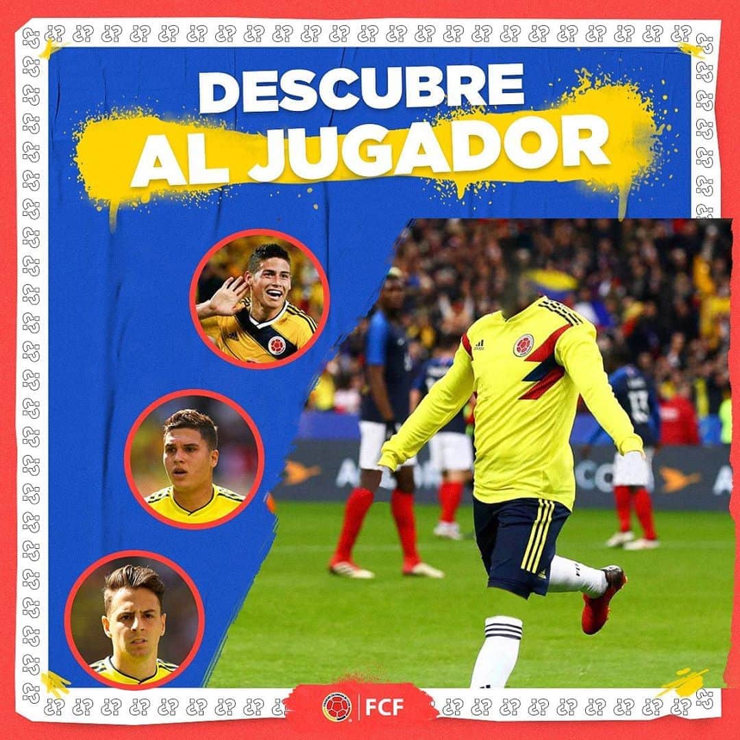 サッカー コロンビア代表チームのインスタグラム：「¿Recuerdas este partidazo? 🤔  ¿Quién es el jugador que aparece en la foto? 📸  Comenta con tu respuesta 👇」