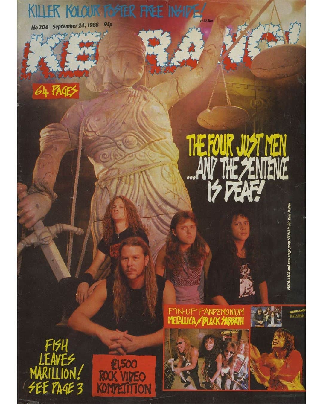 Kerrang!さんのインスタグラム写真 - (Kerrang!Instagram)「...And Justice for All, Metallica's fourth studio album, turns 32 today! Which track off the album will you blast the loudest?🤘 ⠀⠀⠀⠀⠀⠀⠀⠀⠀ @metallica #kerrang #kerrangmagazine #kerrangcover #kerrangarchive #metallica #masterofpuppets #ridethelightning #entersandman #nothingelsematters #hardwiredtoselfdistruct #deathmagnetic #andjusticeforall #rock #rockband #metal #metalband #thrashmetal #thrash」9月8日 1時21分 - kerrangmagazine_