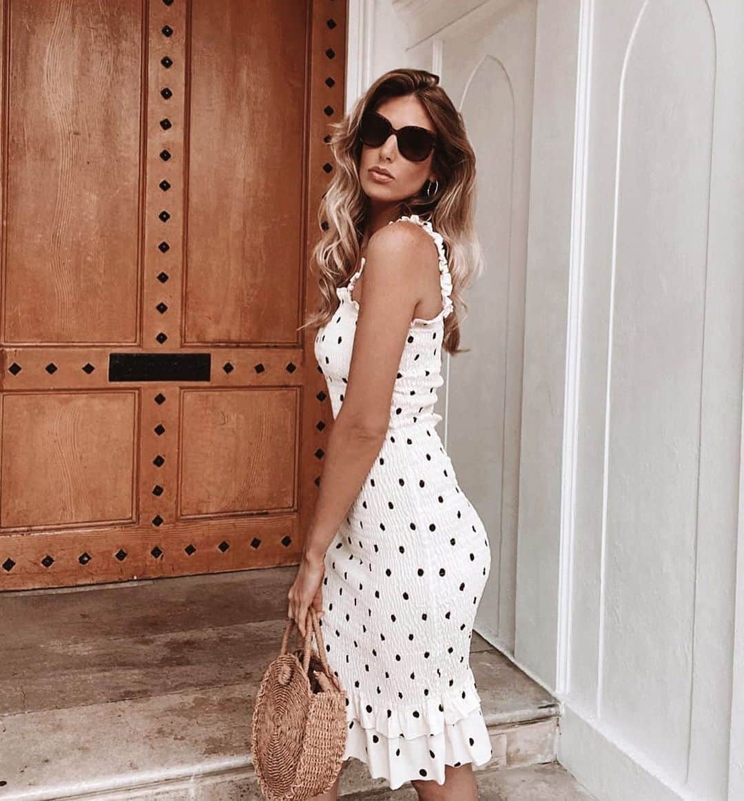 SHEINさんのインスタグラム写真 - (SHEINInstagram)「Giving us Parisian vibes with these polka-dots! 🖤 @chelctarboxmodel  Shop Item #: 1185030  #SHEIN #SHEINgals #SHEINstyle #instafashion」9月8日 1時34分 - sheinofficial