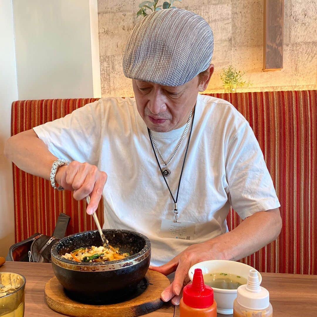 長原成樹さんのインスタグラム写真 - (長原成樹Instagram)「bibimの石焼きビビンバが好きやねん😋 純豆腐ラーメンも旨そうやな❗️ #長原成樹　#がぉーさん　#bibim」9月7日 17時37分 - seikigaoooo