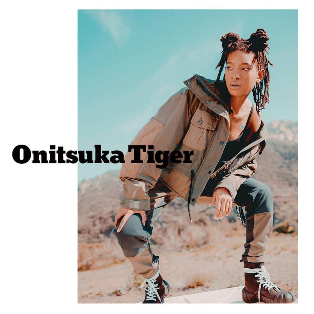 アンドレアポンピリオのインスタグラム：「ONITSUKA TIGER A/W 2020 COLLECTION X WILLOW SMITH CAMPAIGN SHOT IN LOS ANGELES.  @willowsmith  @onitsukatigerofficial  @onitsukatigerjp   Creative direction by Andrea Pompilio Photography by @elliepritts   #WillowSmith #OnitsukaTiger #AW20 #aw20campaign  #AndreaPompilio #LoveMeForeverOrNever #Milan #Tokyo #LosAngeles」