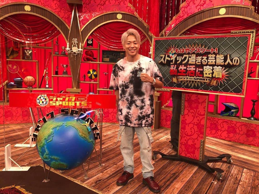 武尊さんのインスタグラム写真 - (武尊Instagram)「来週日曜日19時からフジテレビで放送の 「ジャンクSPORTS」出演します💪 是非ご覧ください！！ #ジャンクsports #フジテレビ」9月7日 20時00分 - k1takeru