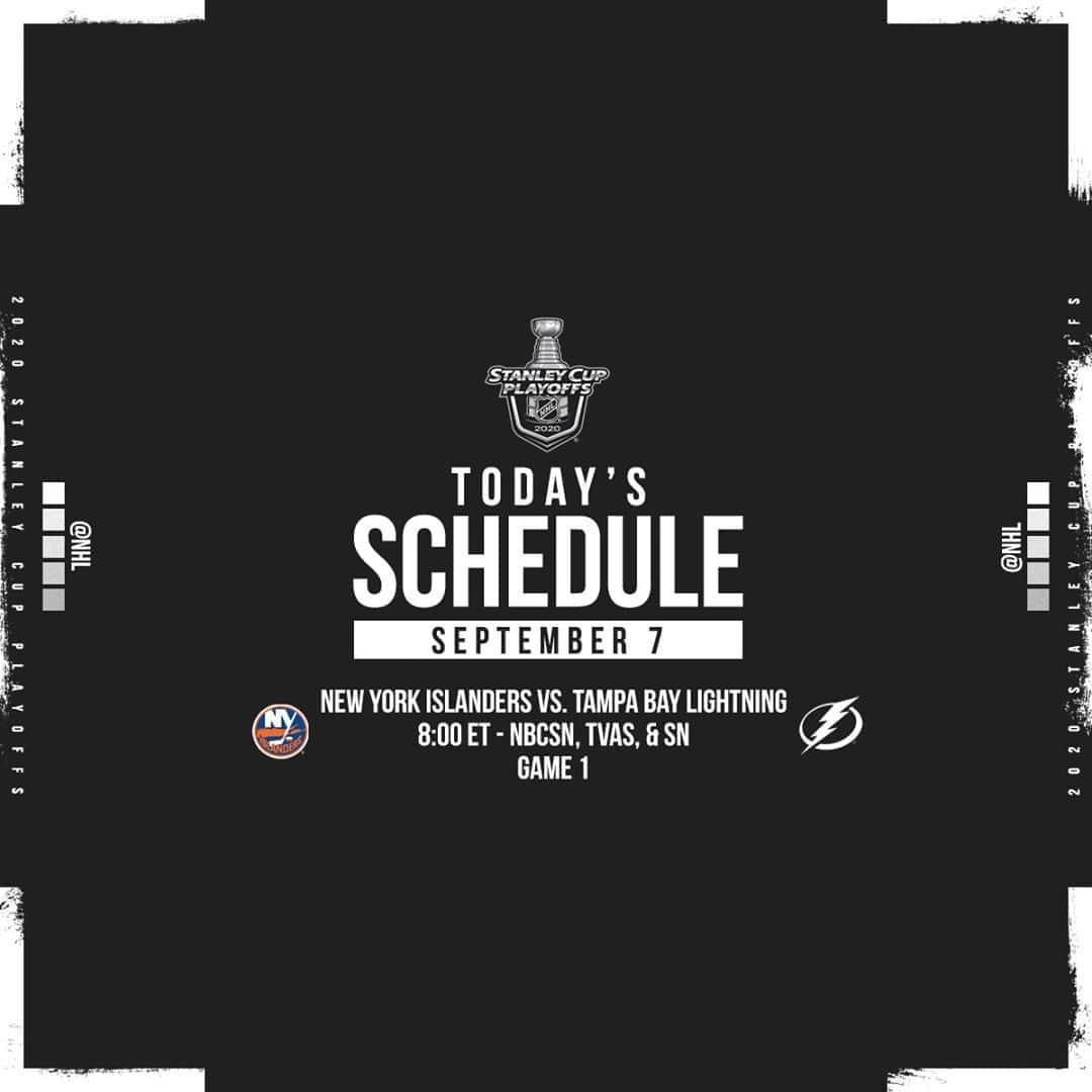 NHLさんのインスタグラム写真 - (NHLInstagram)「🚨 HOCKEY TONIGHT 🚨  The Eastern Conference Final starts at 8 ET on @nhlonnbcsports, @tvasports and @sportsnet. #StanleyCup」9月7日 21時05分 - nhl
