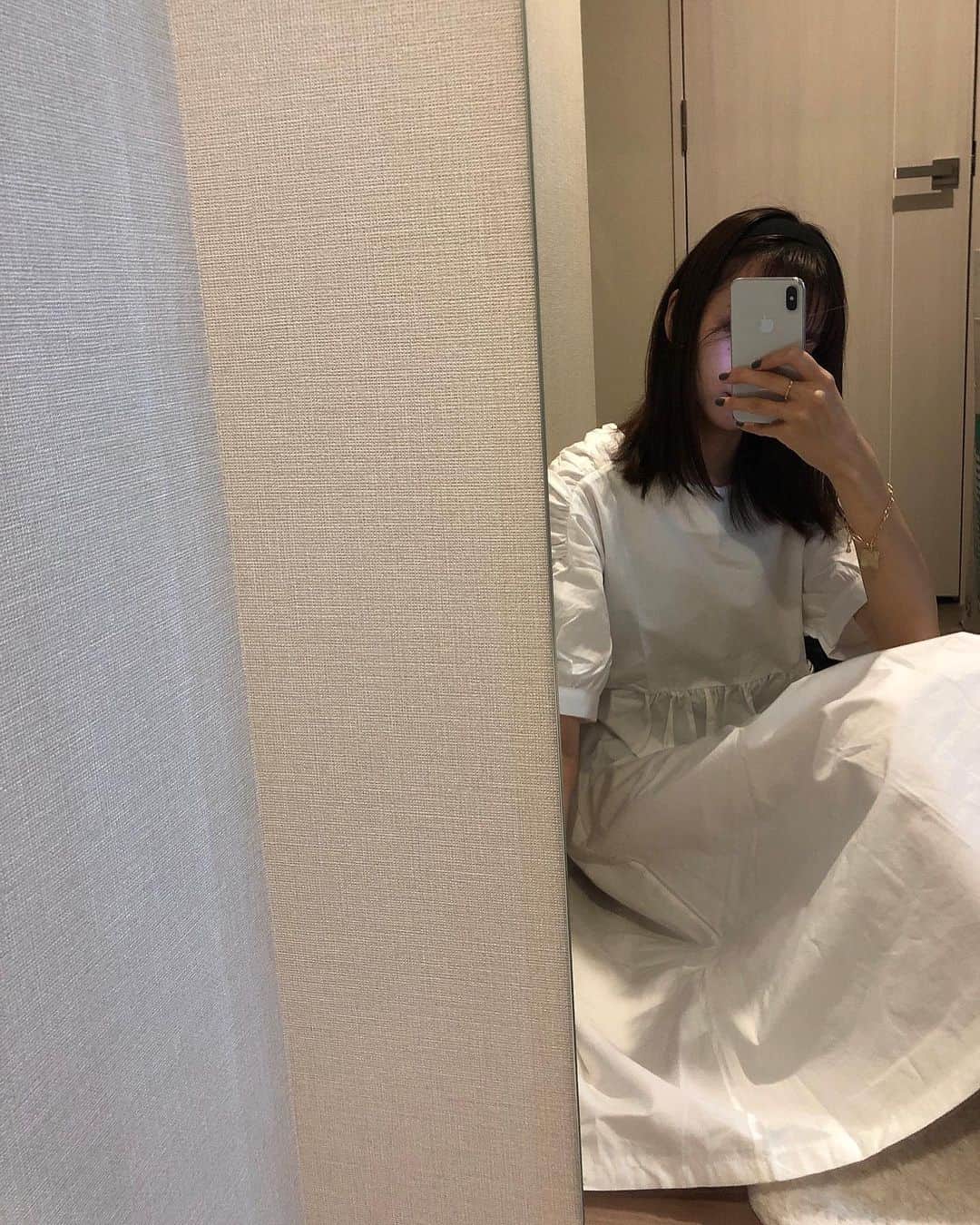 杉本愛里さんのインスタグラム写真 - (杉本愛里Instagram)「たまにはガーリーなお洋服も着たくなります😓  @trifle_official  さんのワンピースです🤍」9月7日 21時05分 - 12_airiyade_21