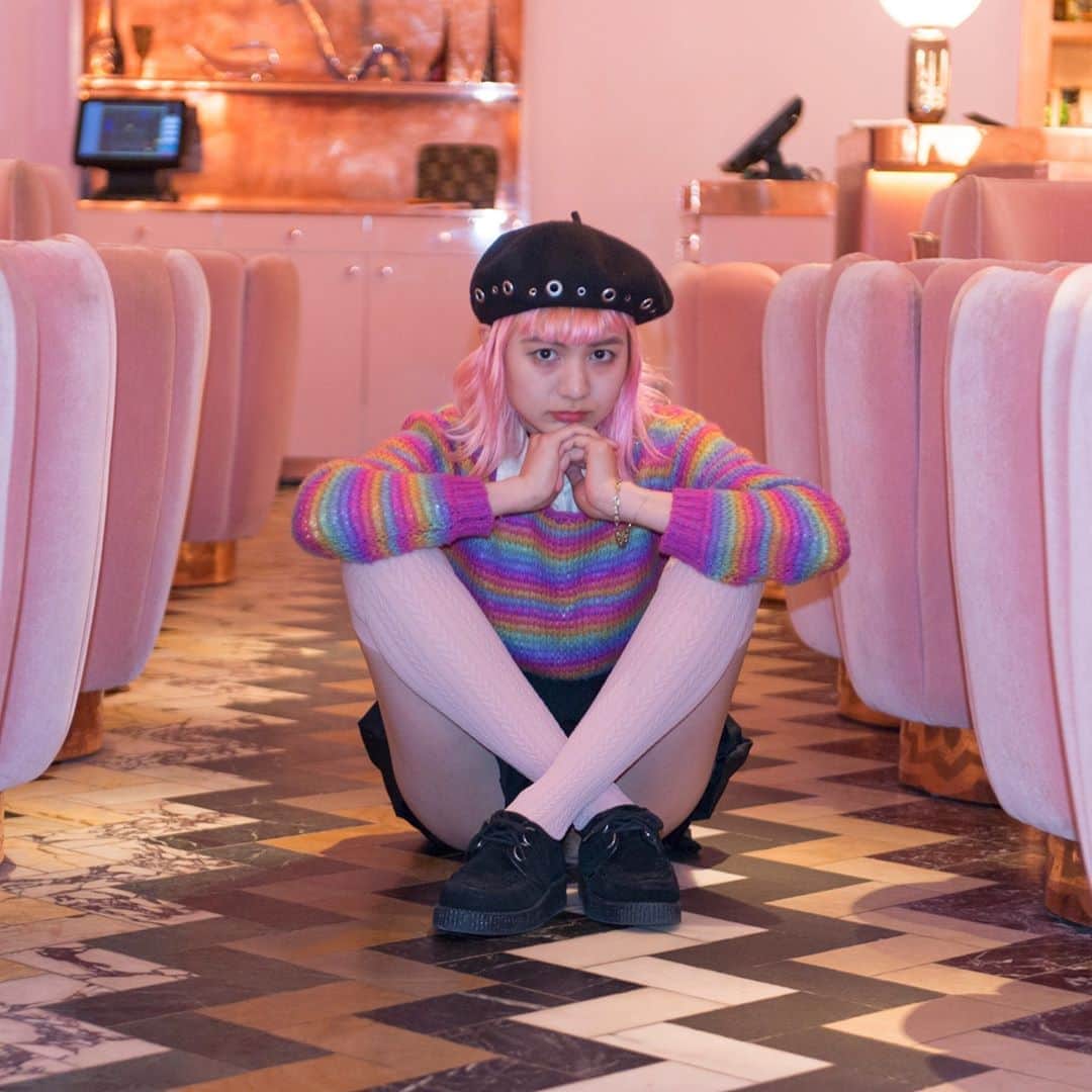 アンダーグラウンドのインスタグラム：「A TB to @yurina_lily shot at @sketchlondon⁠ Yurina wears the Original Wulfrun Creeper in classic black suede. ⁠ ⁠ Available from selected stockists and from our online store shipping worldwide.⁠ ⁠ ⁠ #UndergroundEngland #UndergroundShoes #UndergroundCreeper #WulfrunCreeper #Creepers #Underground #Wulfrun #OriginalCreeper #algender」