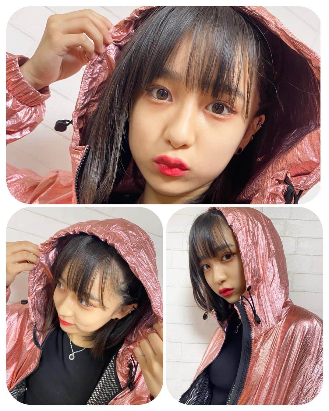 佐藤ひなたさんのインスタグラム写真 - (佐藤ひなたInstagram)「・ ・ #PINK ❤︎ ・ ・ #リール で #FeelSpecial 出した時の #メイク も #お洋服 も #ピンク にしてみました！ #宮城県観光PR #動画 #ラプラスラップ の時 #衣装 さんに頂いた ラメ #ジャケット ✿ で、これが #Bershka との出会い！ それからすぐ お店行って #ハマった 〜☺︎ #サイズ  ピッタリなものがあって #デザイン もお気に入り がいっぱい✩.*˚ 今は お洋服 #ベルシュカ が1番多いんだー ・ #2日連続 #リール投稿 はどうでしたか？ #感じの違った ものにしてみた‼︎ いつも マネージャーさんに #メール で送って 投稿してもらうから、色々画質がね… クリアな映像がお届け出来ないのは残念× × ×  何か画質おちない方法があると良いんだけど。 ・ #ダンス がめっちゃ #楽しい ♡ #小学生 ぶりに #習いに行きたいなぁ #キューガルモデル  #佐藤ひなた　#ひな #ひなdays」9月7日 21時43分 - hinata_sato_official