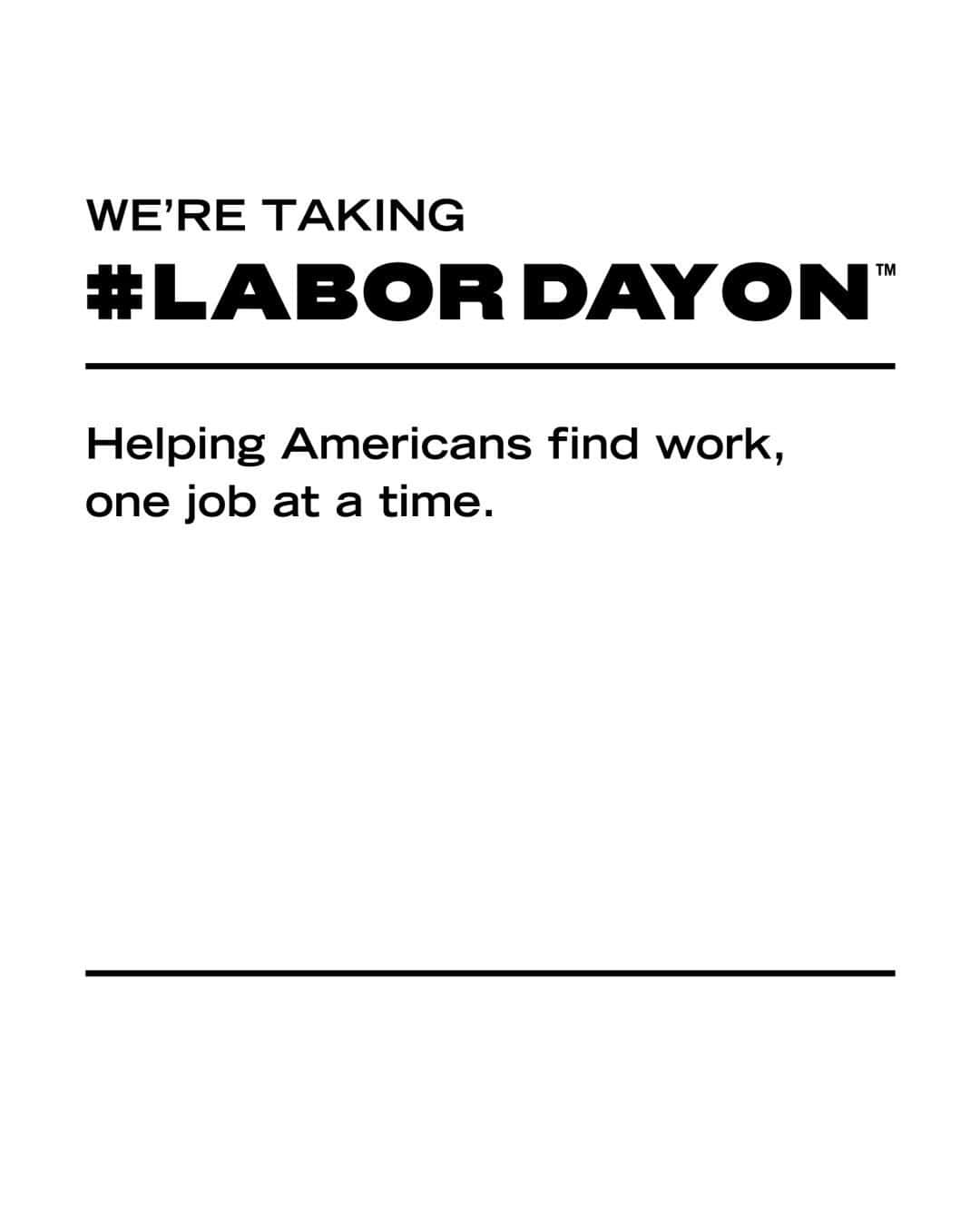 ジョンソンヴィルのインスタグラム：「We’re taking #LaborDayOn to help connect Americans with what they need most: jobs. Click the link in our bio for a list of job openings at Johnsonville or explore the hashtag to begin connecting with available job openings that are right for you.」
