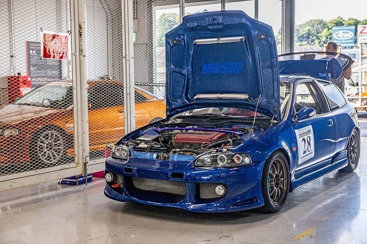 のインスタグラム：「_ Honda EG6 CIVIC _ _ Shot on Aug-31 2020 "HONDA VTEC ONE MAKE RACE 2020 Rd.3" organized by @zerofighterautocustom at Suzuka International Circuit _ owner: Account Unknown photo: @mistbahn _ _ JP) 2020年8月31日 鈴鹿フルコース(鈴鹿サーキット国際レーシングコース)、ゼロファイターさん( @zerofighterautocustom )主催「HONDA VTEC ONE MAKE RACE 2020 Rd.3」。 _ _ #hondavteconemakerace #zerofighterautocustom #suzukacircuit #suzukainternationalcircuit #鈴鹿サーキット #meguspeed #板金屋めぐ #honda #civic #hondacivic #ホンダシビック #シビック #ctr  #eg6 #egcivic #hondacivicsir #osakajdm #kanjo #kanjostyle #kanjoracer #kanjozoku #bseries #b18 #b16 #rays #ce28 #ce28n #timeattack #timeattackjapan #hondasontrack」