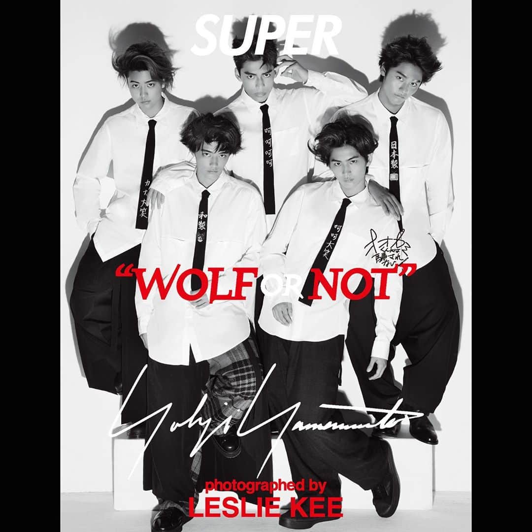 レスリー・キーさんのインスタグラム写真 - (レスリー・キーInstagram)「Super Yohji Yamamoto 「Wolf or Not〜オオカミくんに騙されない」Special collaboration with Leslie Kee  WILDSIDE Yohji Yamamoto Pop-Up store at Omotesando Hills ~until 22 September 2020   T-shirts/photobook also available at @theshopyohjiyamamoto @syte_yohjiyamamoto   Photographed by @lesliekeesuper Super @yohjiyamamoto.tokyo   Featuring @kaito_0413 @soma_hirahara @oshidagaku @yoshiki_fujieda @masafumi_7bdots  Artwork & Design by @hiro_sugiyama_enlightenment   Styling by @enosogohs Hair by @koki.noguchi Makeup by @marikosuzuki_max  Special Collaboration with WOLF OR NOT @ookami_official @abema_official」9月7日 22時21分 - lesliekeesuper