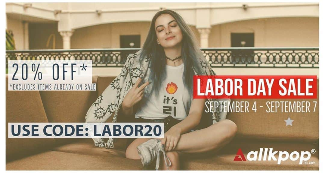 allkpopTHESHOPさんのインスタグラム写真 - (allkpopTHESHOPInstagram)「LAST CHANCE! Labor Day Sale Ends Tonight! 20% OFF!  https://shop.allkpop.com/discount/LABOR20」9月8日 3時01分 - allkpoptheshop