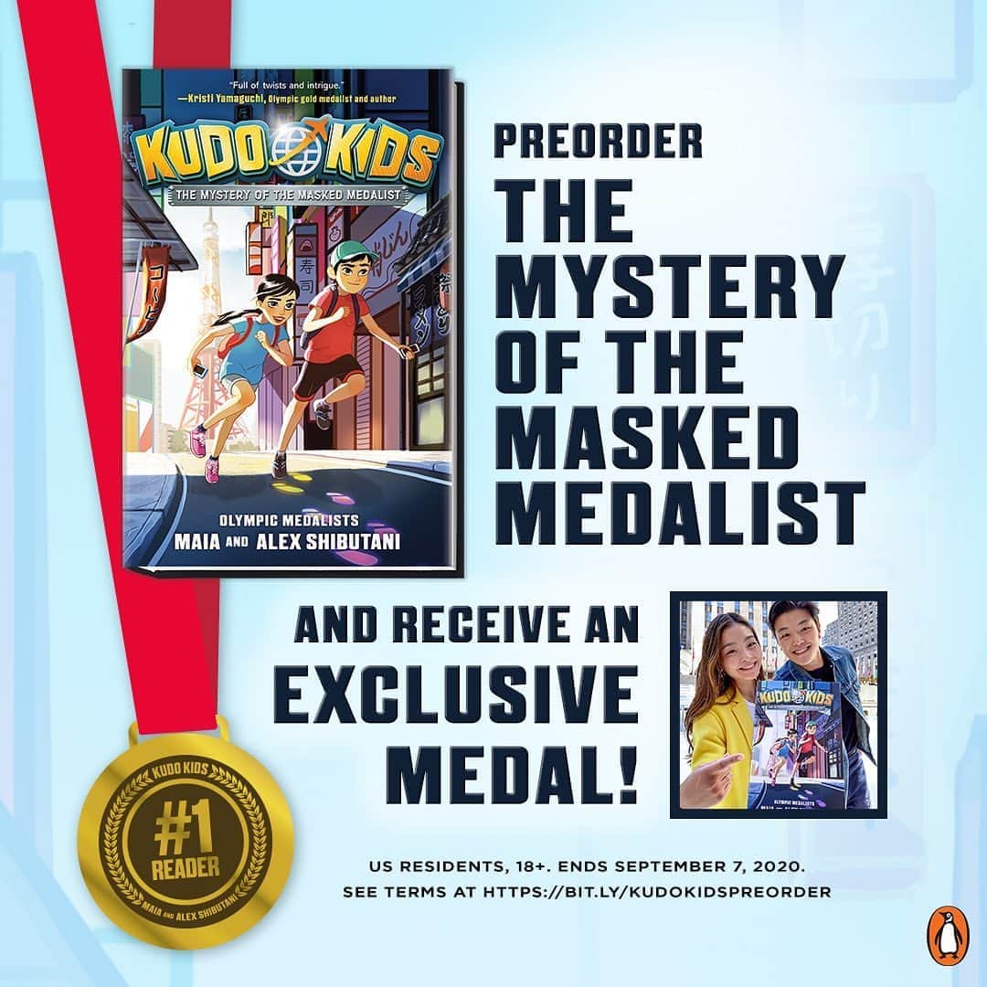 アレックス・シブタニさんのインスタグラム写真 - (アレックス・シブタニInstagram)「Today is the last day to pre-order #KudoKids! Make sure to submit a screenshot of your receipt at the link in the graphic to receive your exclusive medal! 🏅📖 • Repost @capeusa - In honor of National Read A Book Day 📚we are reading @shibsibs first book Kudo Kids: The Mystery of the Masked Medalist! It drops on Tuesday 9/8 but if you pre-order by tomorrow (9/7) you may receive an exclusive medal (see @shibsibs IG post for more info & terms to claim it)! Congrats Maia and Alex!! 🇯🇵🕵🏻🏅📱 . . . #kudokids #shibsibs #aapiauthors #kids #reading #readabook #mystery #japan #olympics #tokyo」9月8日 4時52分 - shibsibs