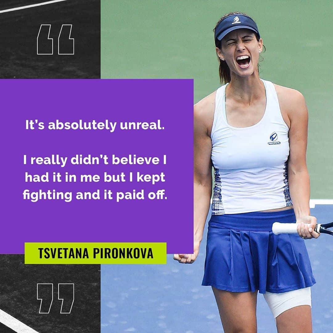 WTA（女子テニス協会）さんのインスタグラム写真 - (WTA（女子テニス協会）Instagram)「Never give up! 💪 @tpironkova #USOpen」9月8日 8時09分 - wta