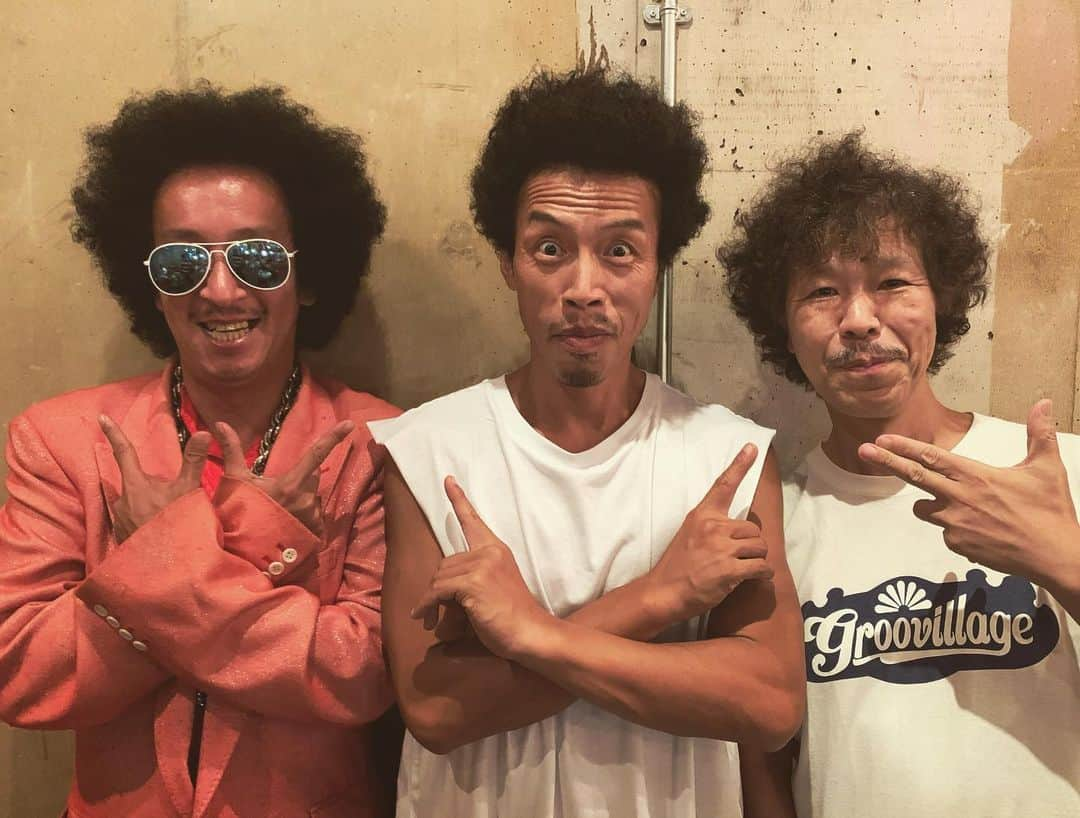 PUSHIMさんのインスタグラム写真 - (PUSHIMInstagram)「“AFRO TRIO”  CHOPSTICK, Spinna B-ILL, and 角田  先日日曜日、guitar NODATINと栃木でのLIVE。 四葉会の皆さんに感謝！ 皆さんからパワー頂きました。また来ます！  #PUSHIM #NODATIN  #AFROTRIO #CHOPSTICK #SpinnaBILL #角ちゃん　#栃木」9月8日 8時31分 - shinoyama_pushim