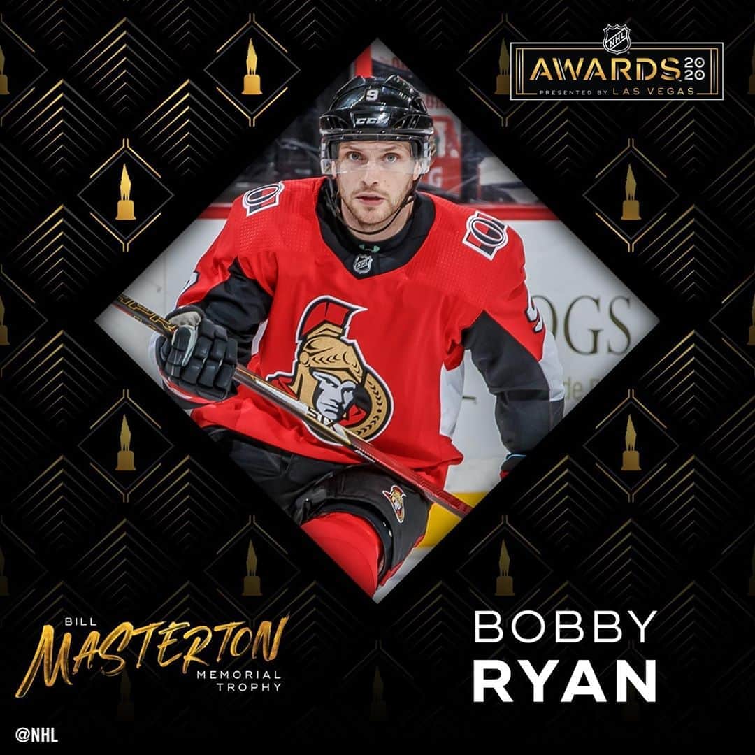 NHLさんのインスタグラム写真 - (NHLInstagram)「Bobby Ryan is the recipient of the Bill Masterton Memorial Trophy! #NHLAwards」9月8日 8時56分 - nhl