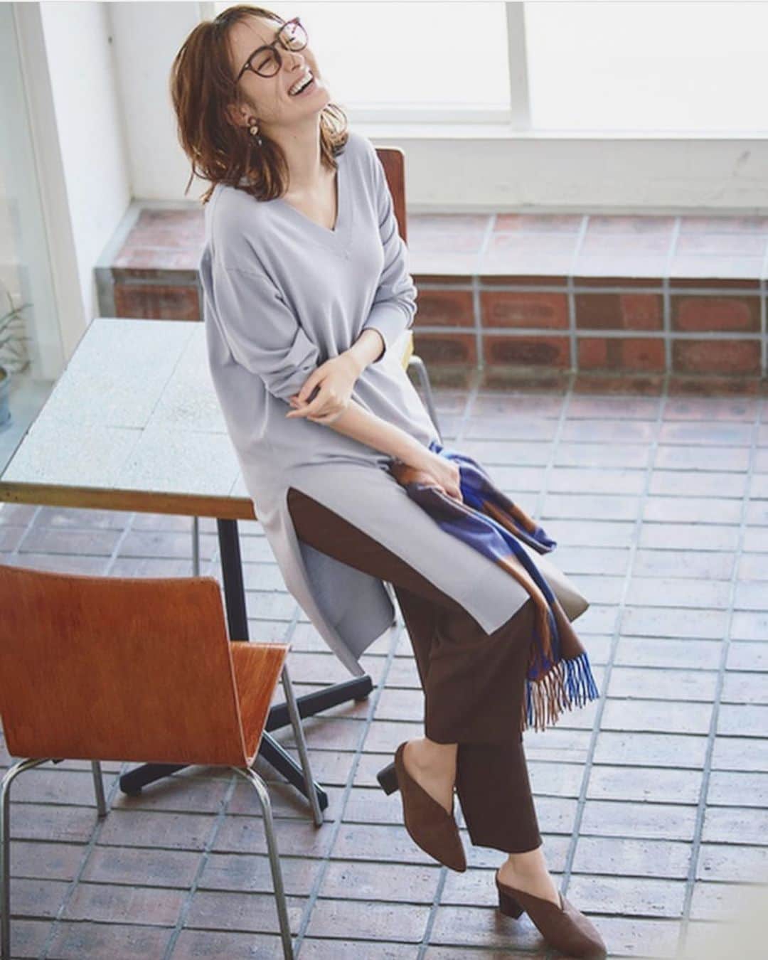 オードリー亜谷香のインスタグラム：「Life is better when you’re laughing 😆🤍」