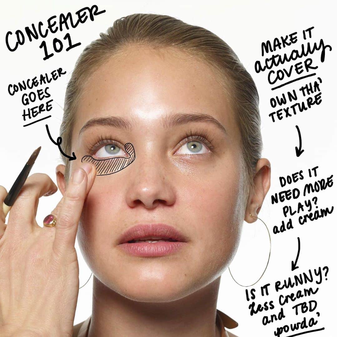 ボビー・ブラウンのインスタグラム：「There is no one size fits all concealer formula. Your needs change and so does the skin around it. Pay attention to the hydration and actually how you feel. If your tired your probably drier. So own it. Do you need more coverage? Another color or texture layered? Or not much at all? Photo @ondreabarbe」