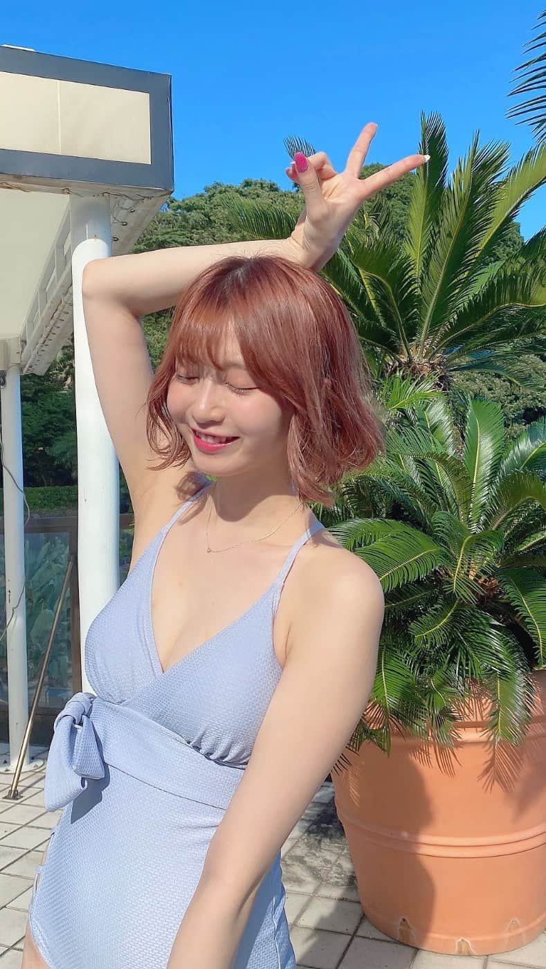 のインスタグラム：「再投稿💦いいねくれた子ごめんね！ 今年初水着👙」