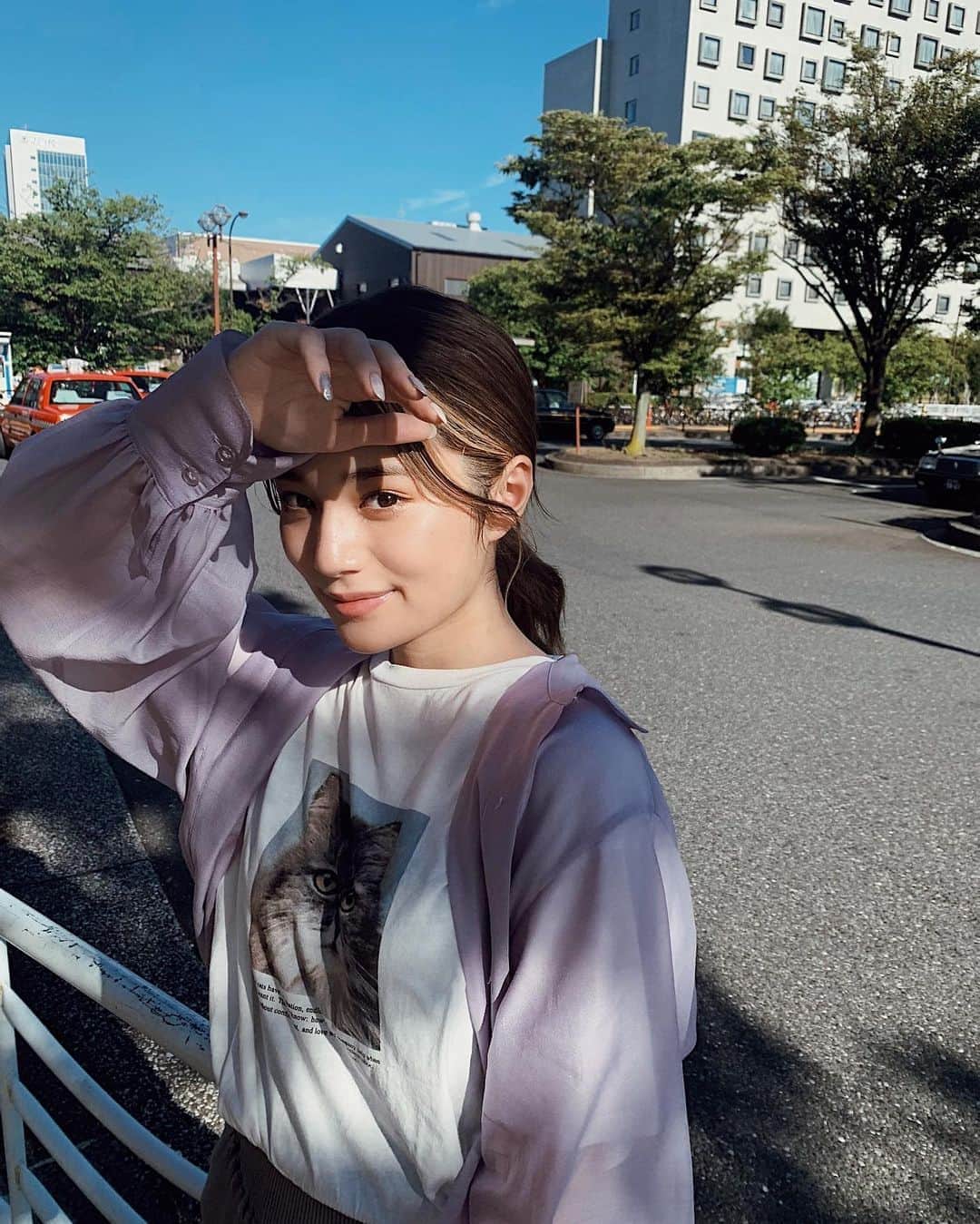 浪花ほのかのインスタグラム：「ゆるゆるな私服ちゃん(*¨*)♥」