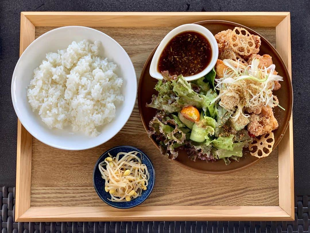 瀧澤博人のインスタグラム：「#cafe #lunch #カフェ #カフェ飯 #カフェランチ #オーマチ #オーマチカフェ #川越カフェ #油淋鶏」