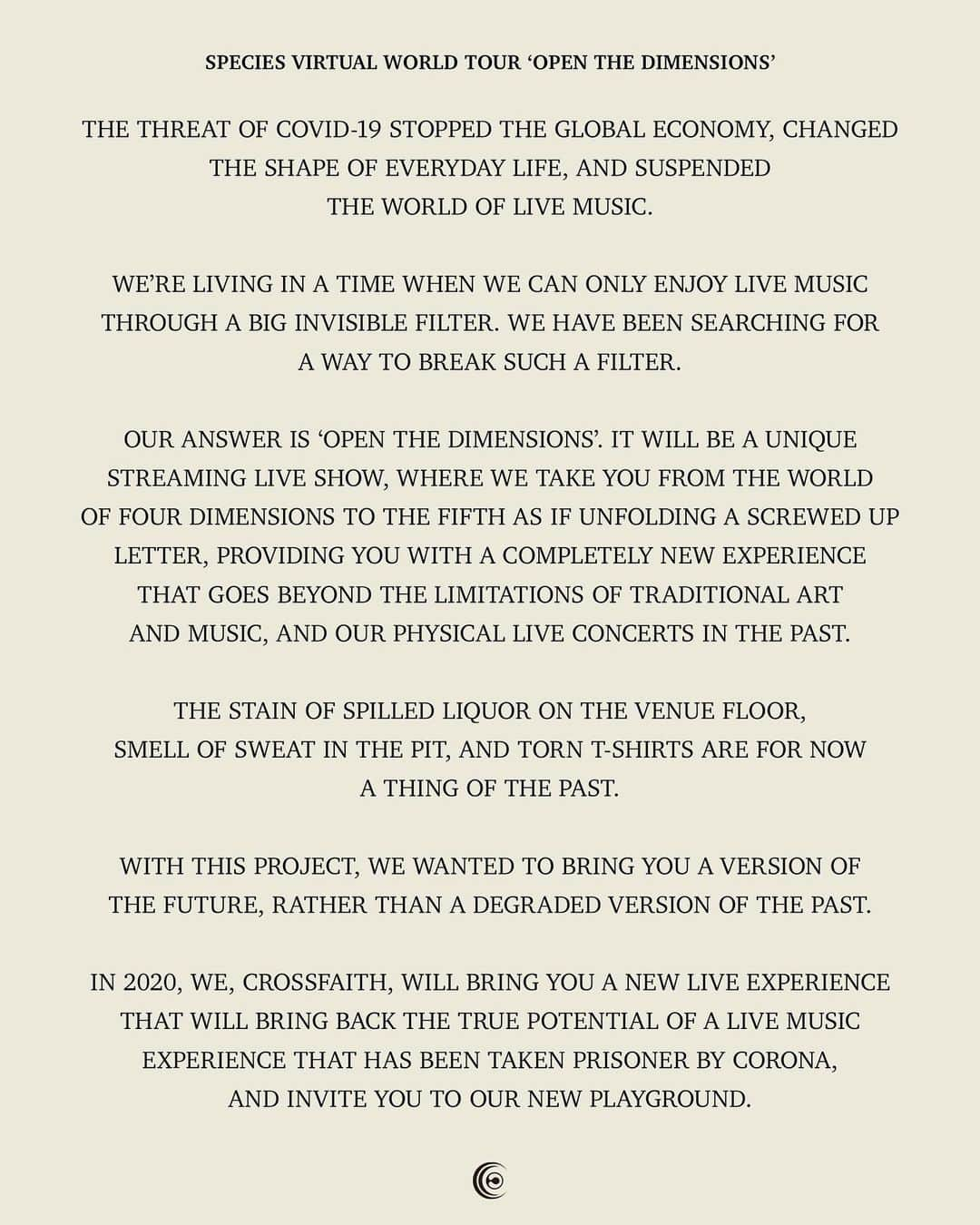 Kenta Koieさんのインスタグラム写真 - (Kenta KoieInstagram)「PLEASE READ THIS  ‘OPEN THE DIMENSIONS’ 2020.09.20」9月8日 13時51分 - kencrossfaith