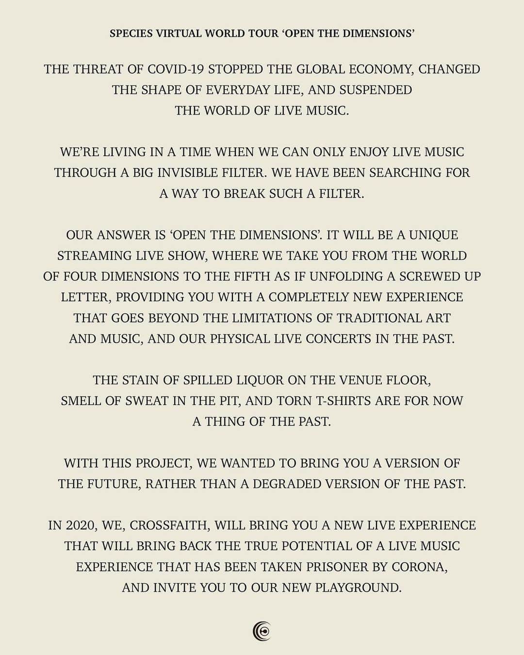 Kenta Koieのインスタグラム：「PLEASE READ THIS  ‘OPEN THE DIMENSIONS’ 2020.09.20」