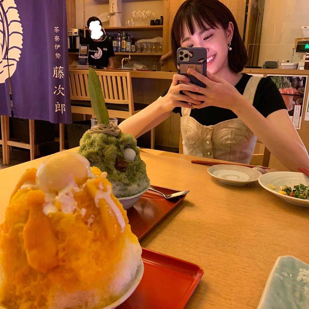 尾碕真花さんのインスタグラム写真 - (尾碕真花Instagram)「. . . 爆食の旅🚩 . #ホンデポチャ #エビチーズフォンデュ #プデチゲ #そういえば今年初 #かき氷」9月8日 14時17分 - ichika_osaki_official