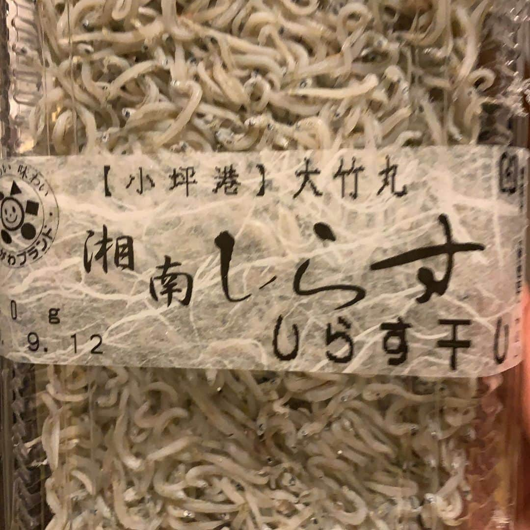 升水翔兵のインスタグラム：「逗子の小坪港にある大竹丸さんのシラス。 本当に美味しいから✨ おすすめですよ☺️  #モモンガ博士おすすめ　#小坪港　#しらす」