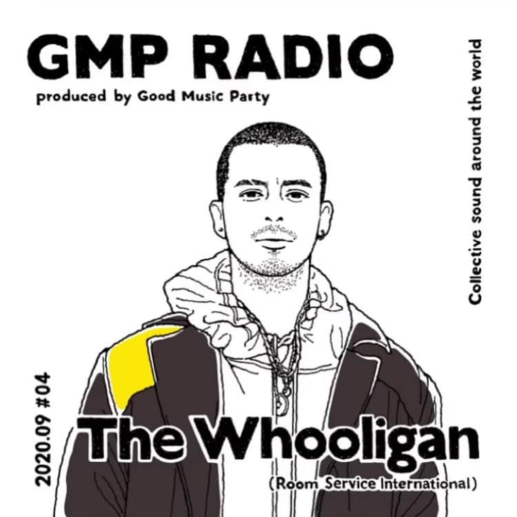 Tropical Discoのインスタグラム：「『GMP Radio Tokyo #4 by @thewhooligan / 2020.09』 .  Please enjoy from the link in bio .  Art Work by @ayumi_yamamoto1130  .  #goodmusicparty #gmpradio #gmp #thewhooligan #roomserviceinternational」