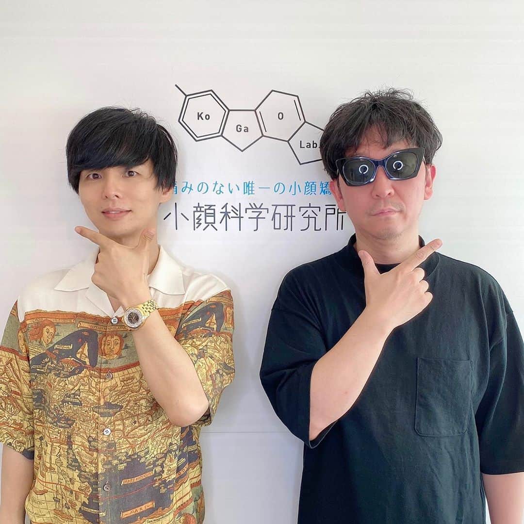 のインスタグラム：「m-flo TAKUさん😎 顔が引き上がったと実感してくれました🔥 ありがとうございました！ #小顔科学研究所#小顔矯正」