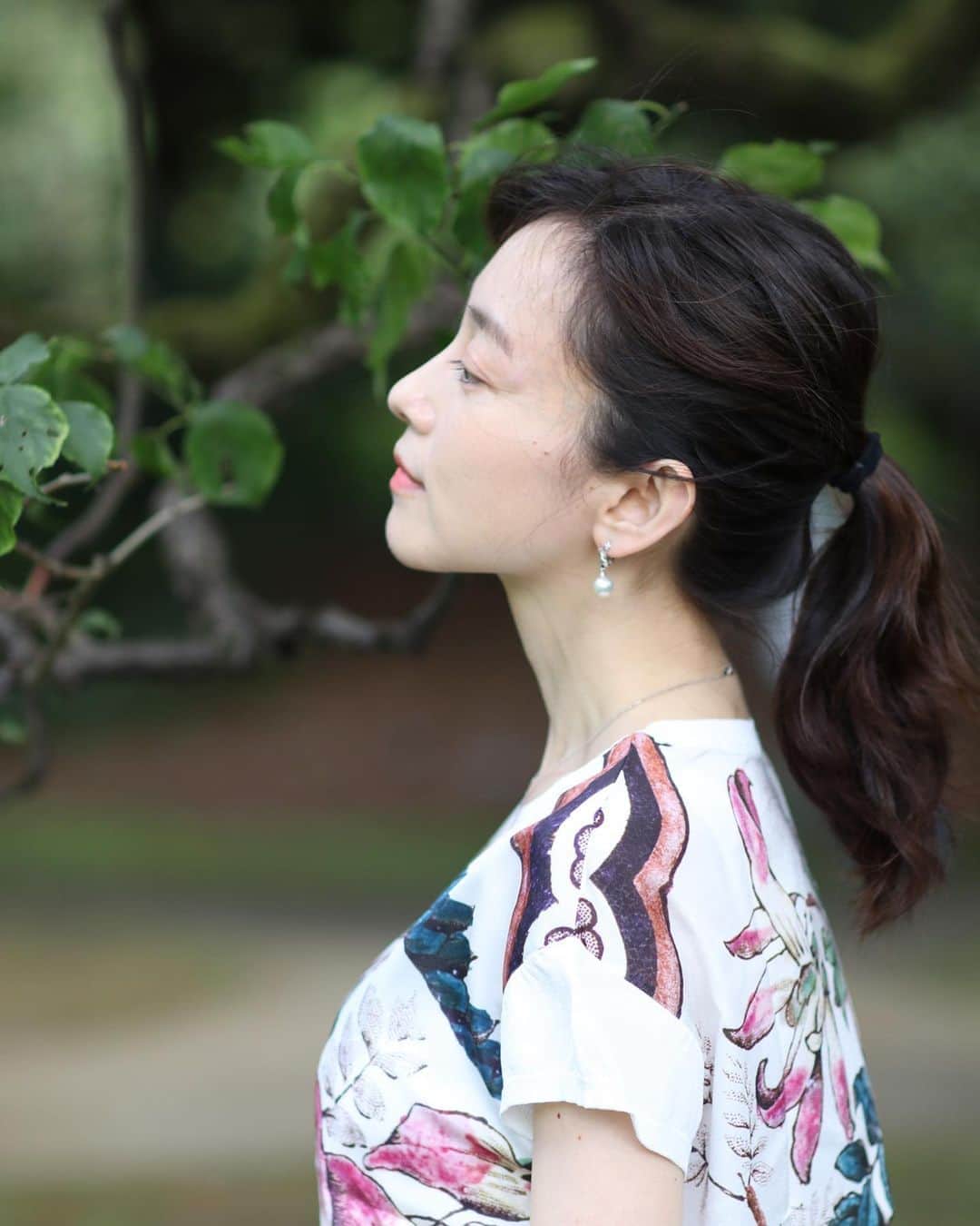 のインスタグラム：「残暑🍃」