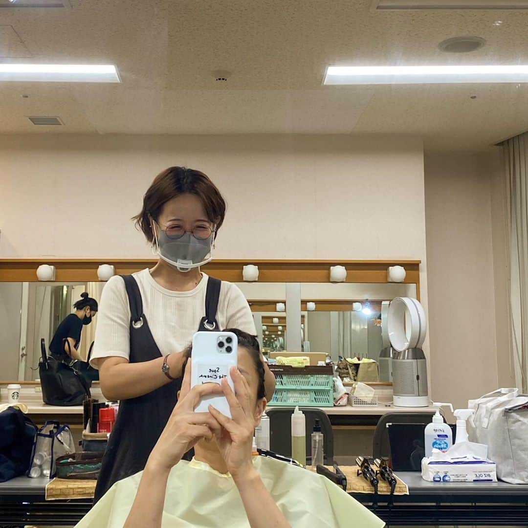 渡辺真起子さんのインスタグラム写真 - (渡辺真起子Instagram)「ガイドライン、しっかりと。 #絶賛撮影中」9月8日 16時47分 - watanabe_makiko