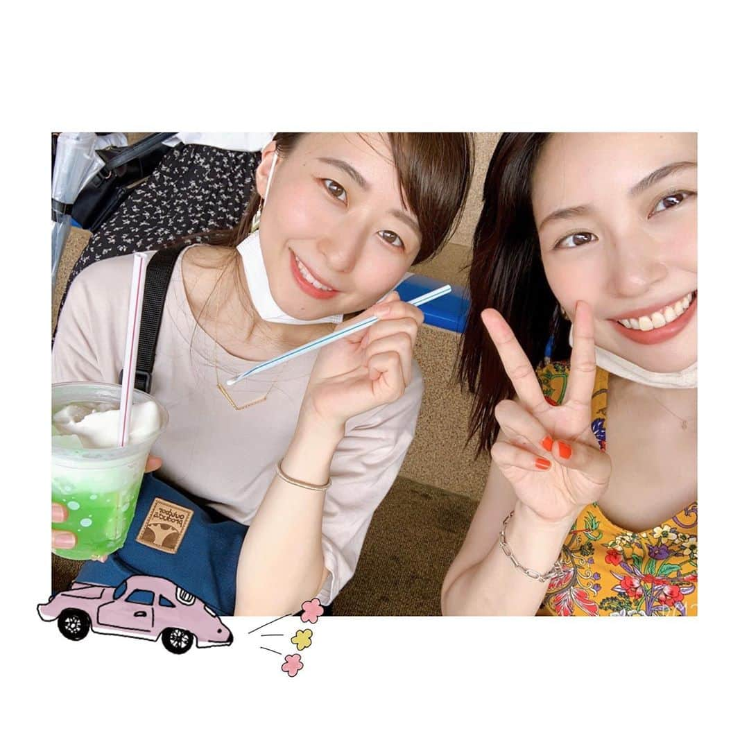 二見夕貴さんのインスタグラム写真 - (二見夕貴Instagram)「. 昨日はゆったんと湘南ドライブでーと🚘💓 . わーい！ . ほぼノープランでスタートしたけど、 結果盛り沢山で楽しい1日になった\( ⍢ )/. * . ノリで行ったえのすい満喫して滅多に飲まない クリームソーダなんて買っちゃって😋笑 台風の影響か 度々スコールのある変な天気だったけど すーぱー晴れ女パワーで つくづくタイミング良かった😂✨ 感動のアシカ&イルカショー見られてよかた🥺💓 . . たくさんおしゃべりして たくさんはしゃいで 5ヶ月以上振りの遊び( ←自粛しすぎ ) にしては楽しみすぎたのか 帰ったら眠気大爆発で少し夜のお昼寝した\( ⍢ )/笑 . #driveday #shonanbeach #enoshimaaquarium #dolphinshow🐬 #DIVA #ドライブデート #湘南ビーチ #新江ノ島水族館 #イルカショー #のどぐろ定食 #感動のおいしさ #存在が映えてる #増田有華」9月8日 17時33分 - yyyuki___