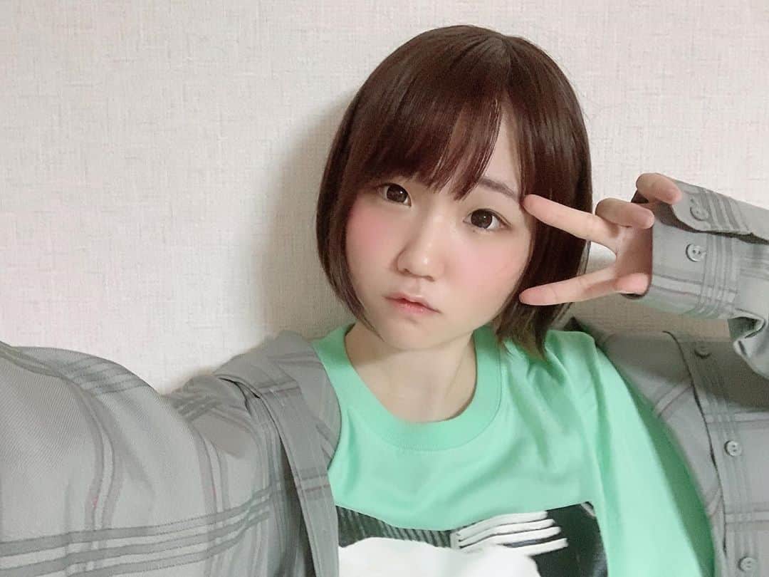 のインスタグラム：「春とみっきー老犬の夏休みTシャツ  母が凄く気に入ってしまい、 もう一つ送ってほしいと言われて サンプルは一枚しか貰えないから 一個しかないよ(*´꒳`*)💦と話したら残念そうにしてました。  夏の思い出だけど、長袖と合わせるのもおすすめです。  母はオレンジがお気に入りで、 私は濃い緑がおすすめです、 ちょこっとだけカッコ良い気がする…！(なぞ話) ではでは、  https://livertineage.jp/SHOP/2201100150.html」