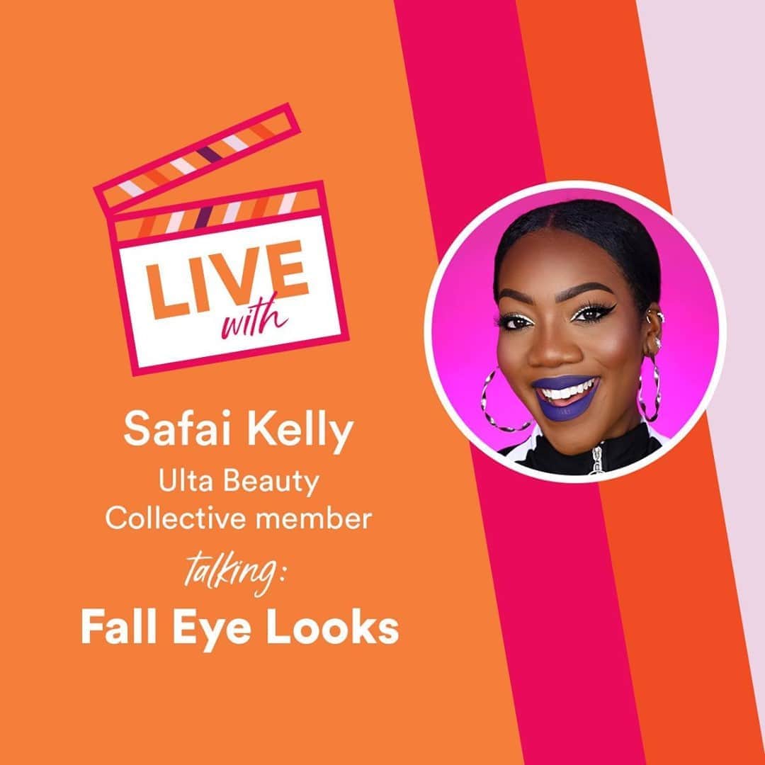ULTA Beautyさんのインスタグラム写真 - (ULTA BeautyInstagram)「​Feenin' for some fall looks? 🍂 Come see @safai305 on our IG Live, 9/10 at 3pm CT! She'll be sharing her tips and tricks for playing with all the autumnal colors. #ultabeauty」9月9日 5時00分 - ultabeauty