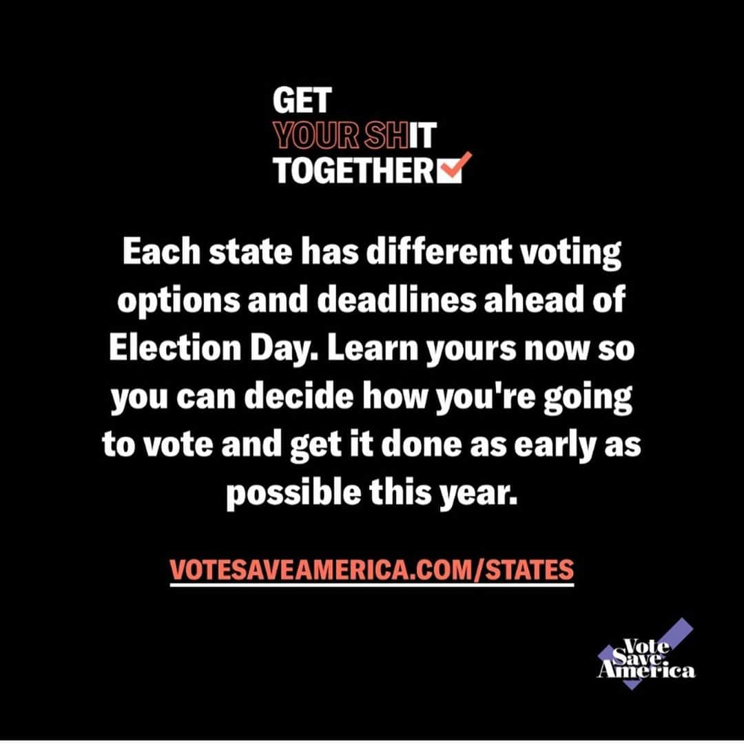 ジャック・ファライーさんのインスタグラム写真 - (ジャック・ファライーInstagram)「Learn your state’s voting options and deadlines on @votesaveamerica so you can plan ahead and choose the best way to vote for you: votesaveamerica.com/states (link also in my linktree)」9月9日 5時00分 - jackfalahee