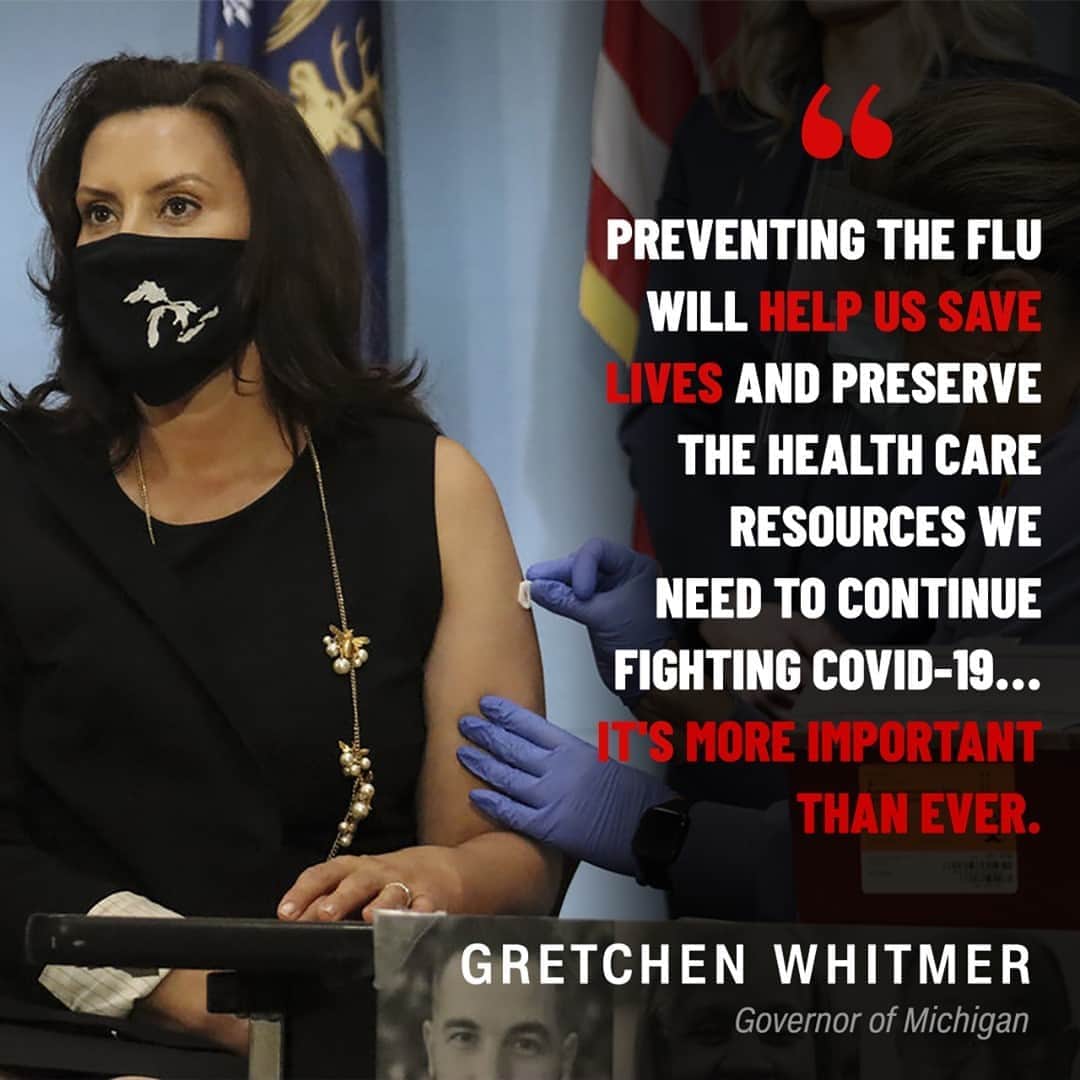 CNNさんのインスタグラム写真 - (CNNInstagram)「Medical experts say this year’s flu shot might be your most important ever. Michigan Gov. Gretchen Whitmer got her flu vaccination on live television last week to stress the importance of getting the shot during the pandemic. Tap the link in our bio for more on the flu shot. ⁠ (📸: Julia Pickett/Michigan Executive Office of the Governor)」9月9日 5時01分 - cnn