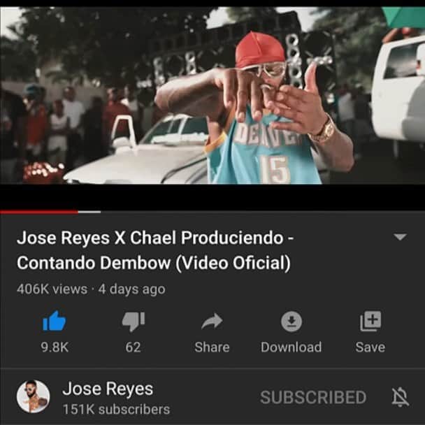 ホセ・レイエスのインスタグラム：「Que versión te gusta más el dembow o el trap ??? #Contando #ContandoDembow 🇩🇴」