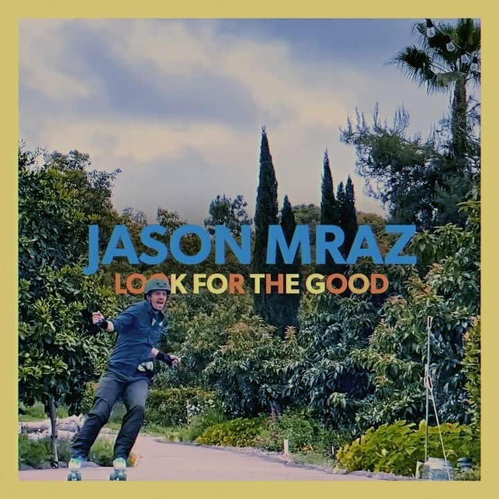 ジェイソン・ムラーズのインスタグラム：「Look For The Good is available now on Vinyl, CD, digital download, and all streaming platforms!  Profits from sales & streams of this album benefit organizations working to advance equality & justice. Thank you for listening.」