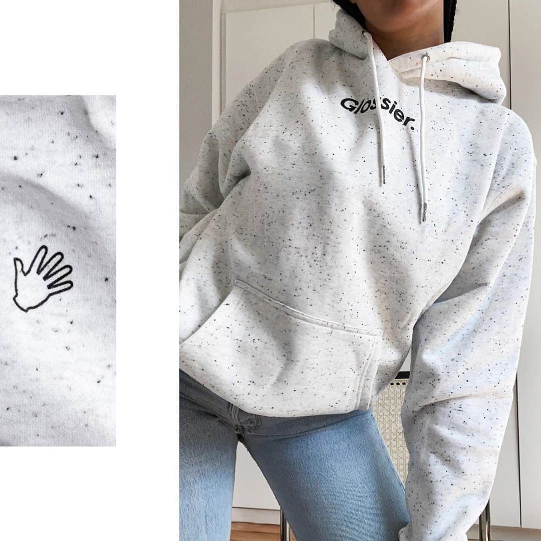Glossierさんのインスタグラム写真 - (GlossierInstagram)「The Hoodie in Terrazzo, designed to be comfy year-round 🌫 Get it now (!) on Glossier.com」9月8日 21時42分 - glossier