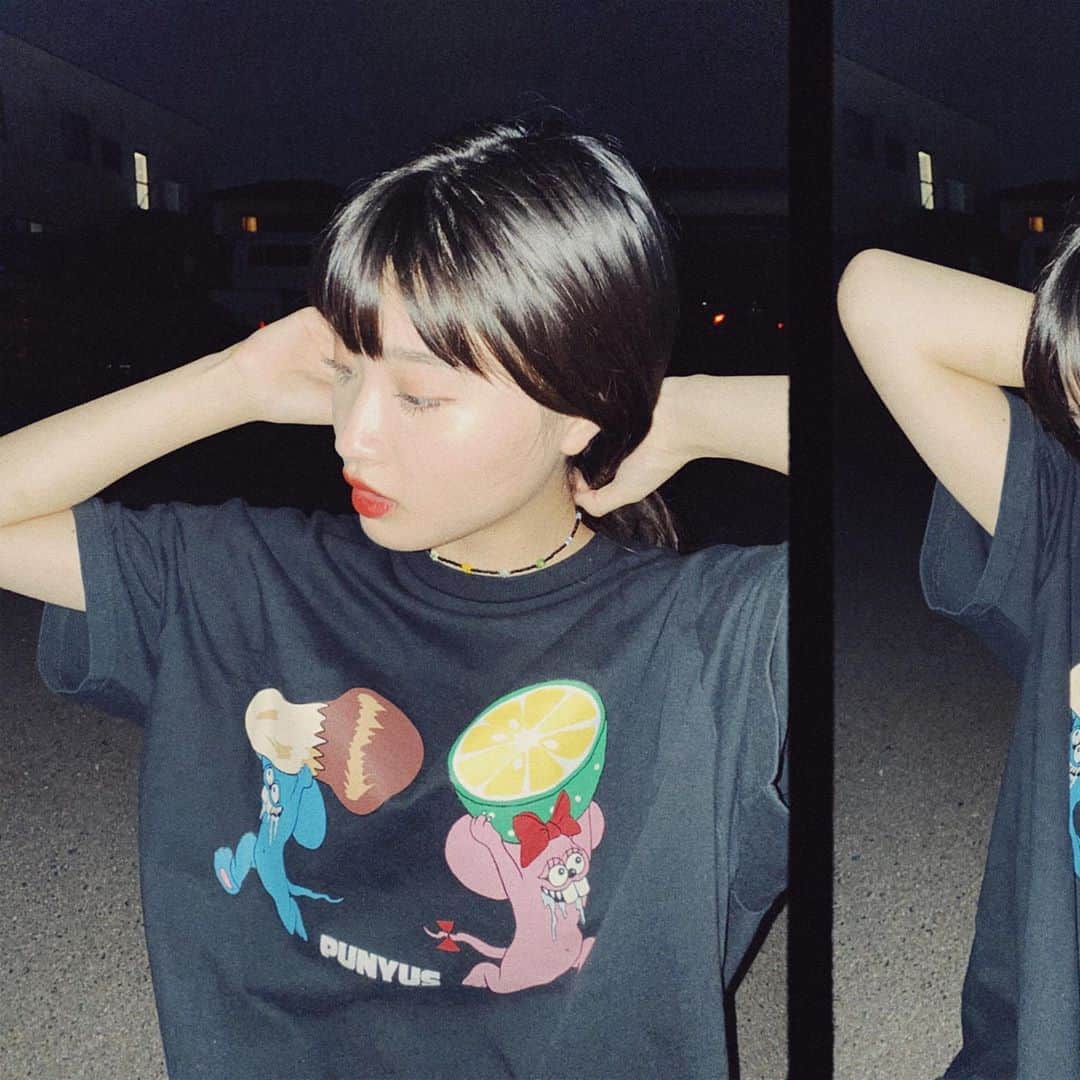 若林真帆のインスタグラム：「🌛💟」