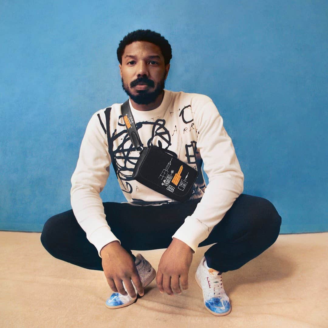 マイケル・B・ジョーダンのインスタグラム：「His truth back then is our reality today. @Coach collection featuring Jean-Michel Basquiat’s artwork.   #CoachxBasquiat. #CoachNY」