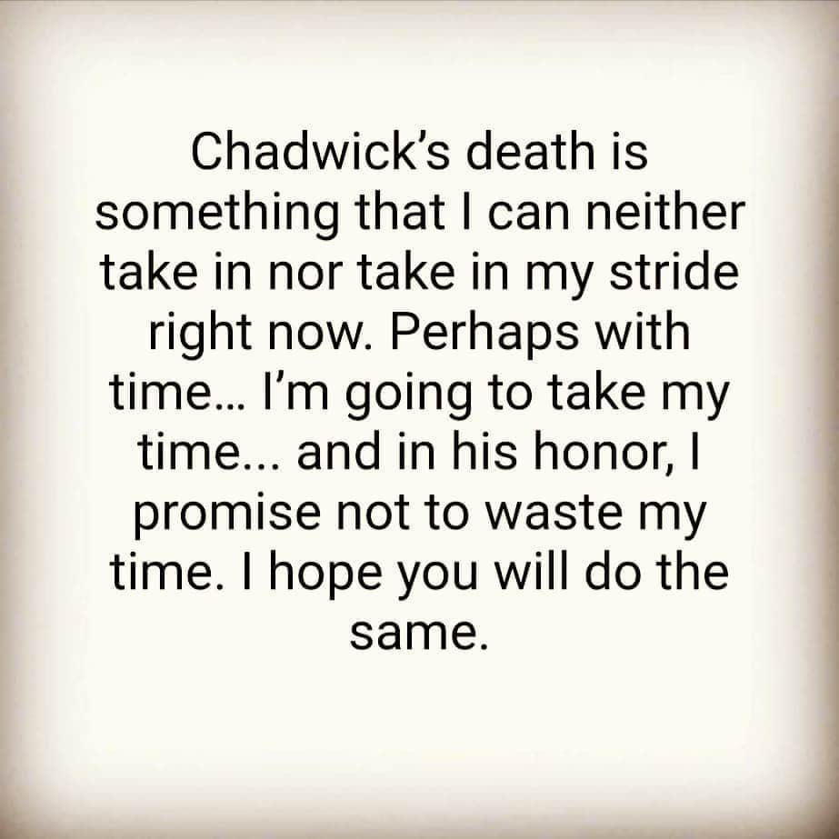 ルピタ・ニョンゴさんのインスタグラム写真 - (ルピタ・ニョンゴInstagram)「For the beloved #ChadwickBoseman. #TakeYourTimeButDontWasteYourTime」9月8日 22時07分 - lupitanyongo