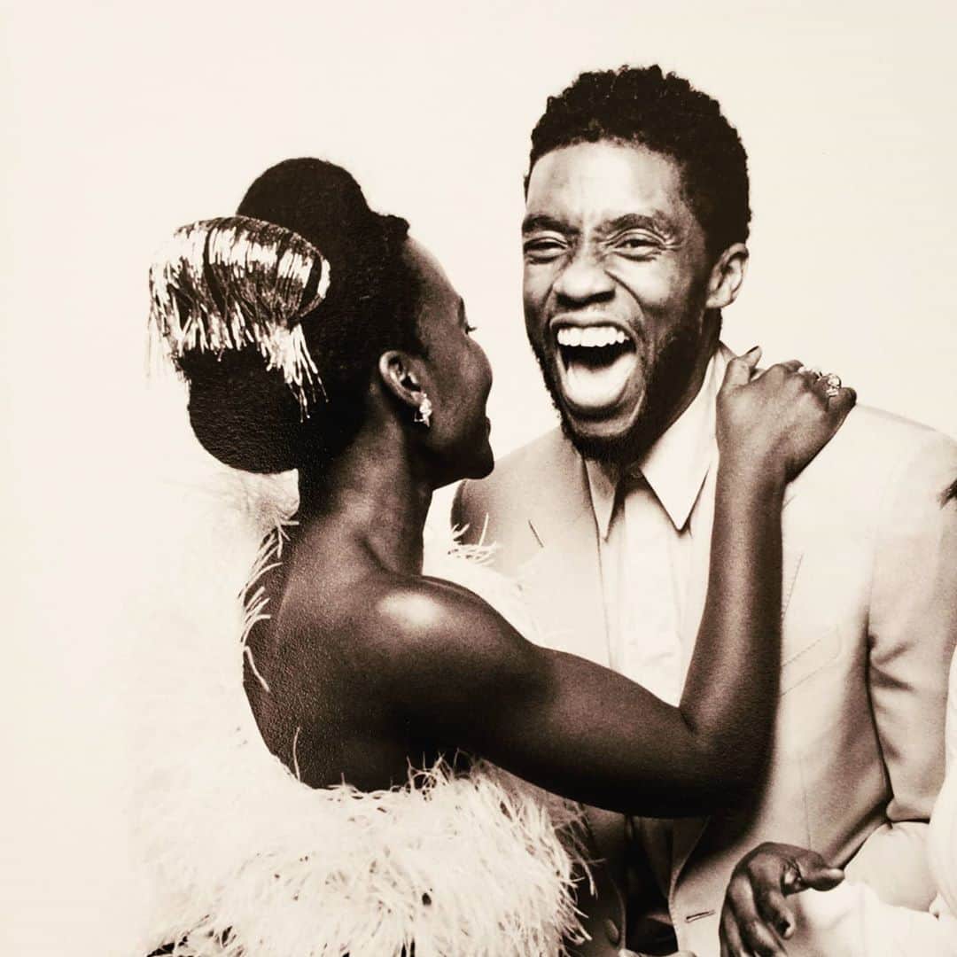 のインスタグラム：「For the beloved #ChadwickBoseman. #TakeYourTimeButDontWasteYourTime」
