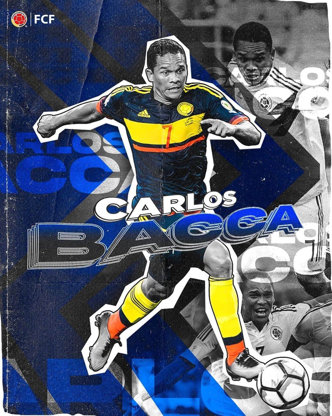 サッカー コロンビア代表チームのインスタグラム：「¡Felices 3⃣4⃣ @goleador70 🔥!  Gracias por vestir los colores de nuestra Selección con tanta entrega 🇨🇴  ¡Un abrazo de gol ⚽️!」