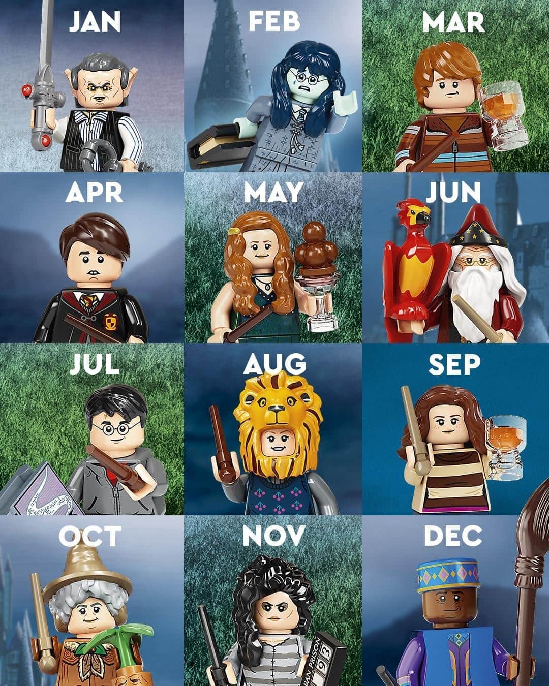 LEGOさんのインスタグラム写真 - (LEGOInstagram)「Which LEGO Harry Potter character are you based on your birthday month? ✨​  #HarryPotter #WizardingWorld #LEGOMinifigures」9月8日 23時00分 - lego